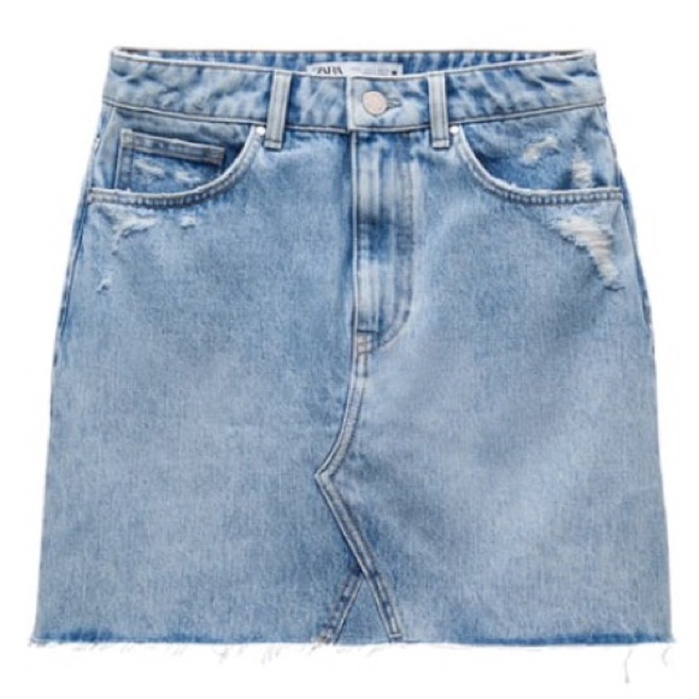 Zara Denim Mini Skirt